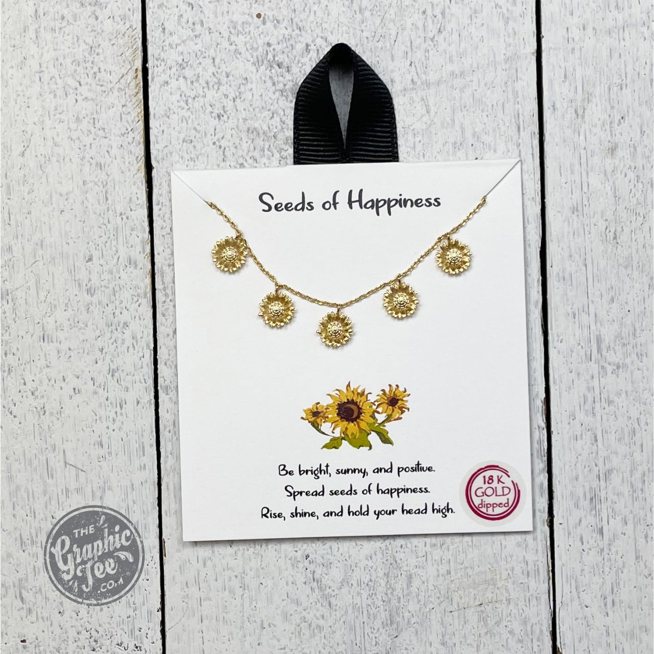 Seeds of Happiness Necklace - The Graphic Tee