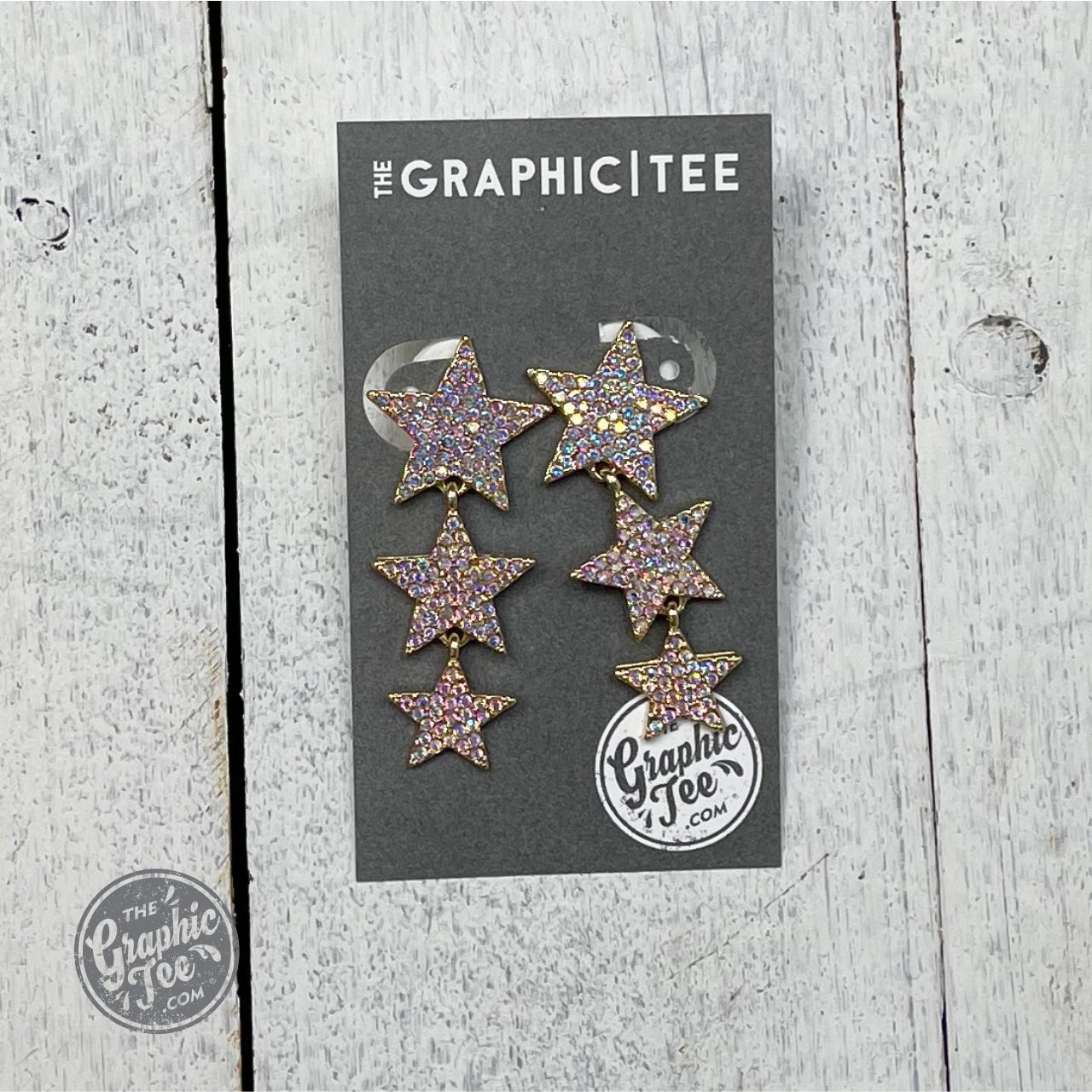 Shine Bright Star Dangle Earrings - The Graphic Tee