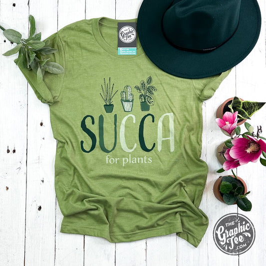 Succa For Plants Short Sleeve Tee - The Graphic Tee