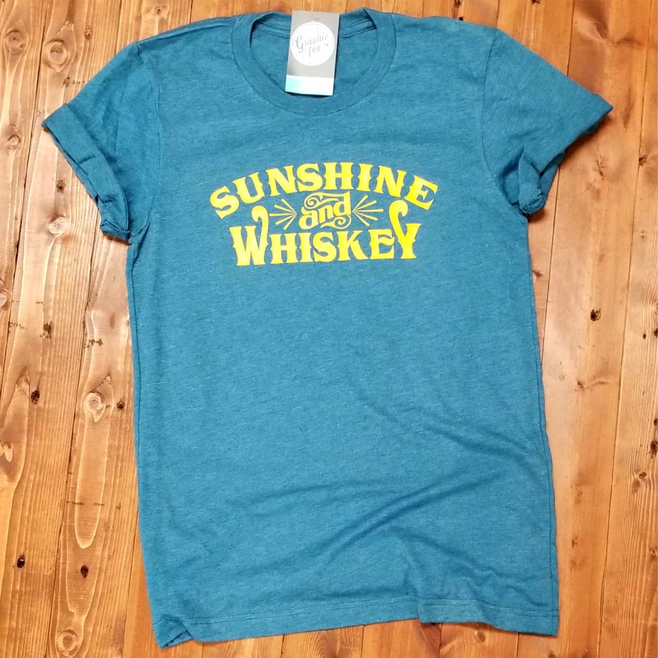 Sunshine and Whiskey - Unisex Tee - The Graphic Tee