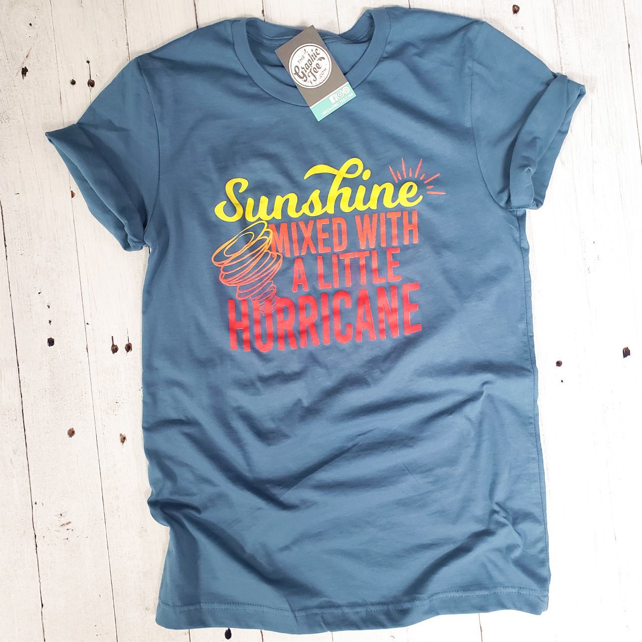 Sunshine Mixed with a Little Hurricane - Unisex Tee - The Graphic Tee