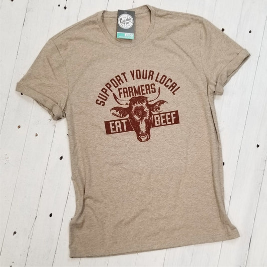Support Your Local Farmers - Adult Tee - The Graphic Tee