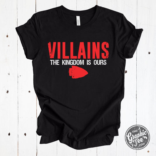 Villains The Kingdom is Ours KC Crewneck Tee - The Graphic Tee